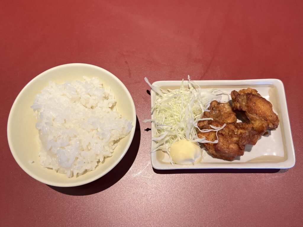 丸源ラーメン からあげセット