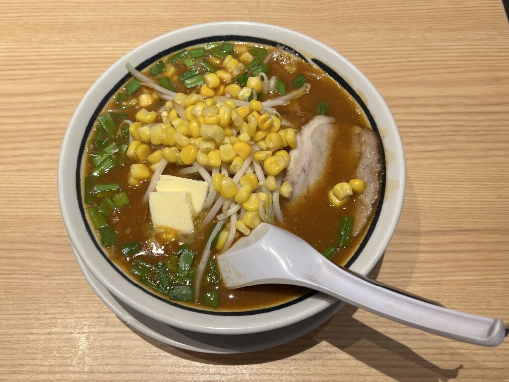 丸源ラーメン 熟成味噌バターコーンラーメン