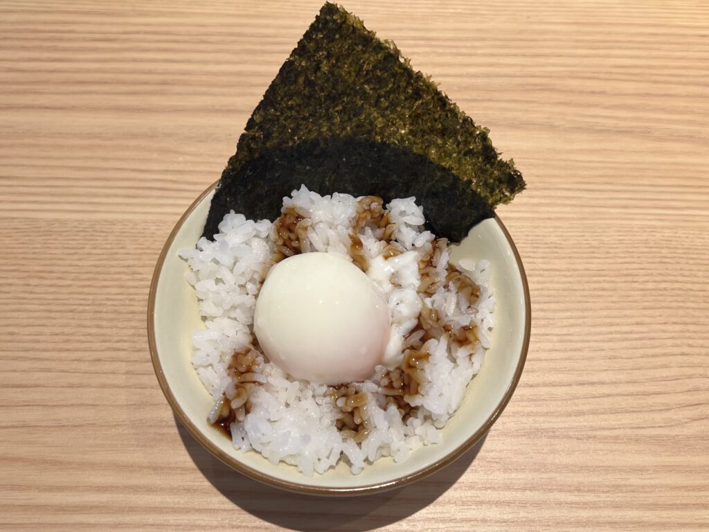 丸源ラーメン 温玉ごはん