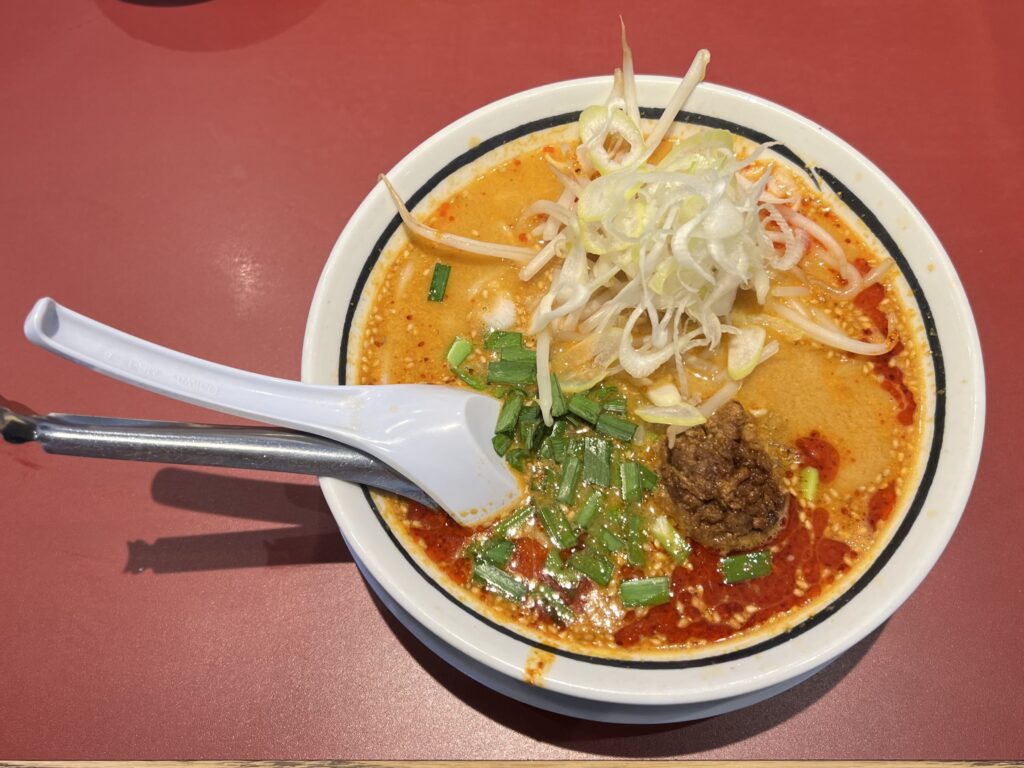 丸源ラーメン ゴマたっぷり白胡麻担々麺