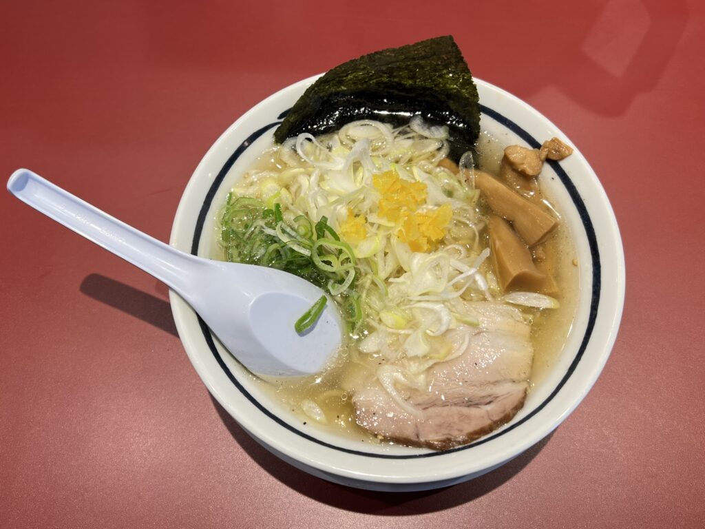 丸源ラーメン 柚子ねぎ塩ラーメン