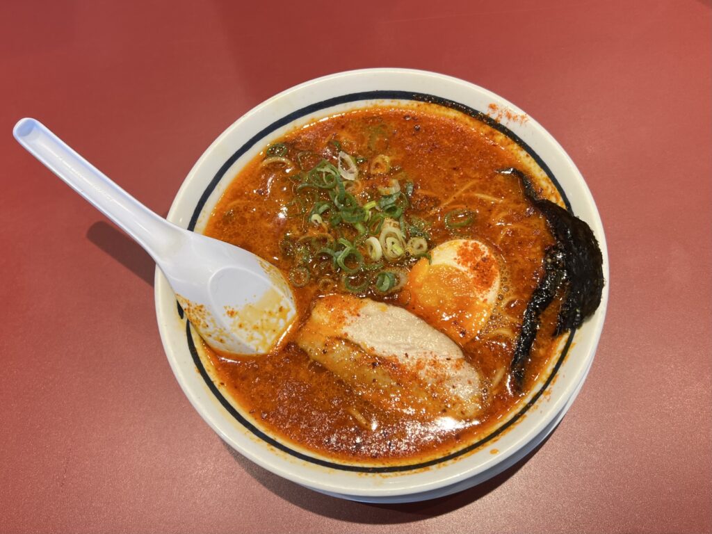 丸源ラーメン熟成醤油とんこつ赤