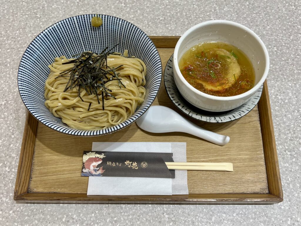鯛塩そば 灯花 淡麗塩つけ麺